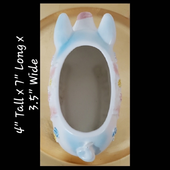 Vntg Napco 7" Mother Pig with 4 Pigglets Planter Made in Japan - Picture 2 of 9